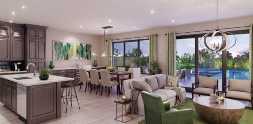 Palm Beach Spacious Living Rooms